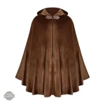 Cape unisexe avec capuche pour cosplay Steampunk