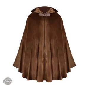 Cape unisexe avec capuche pour cosplay Steampunk