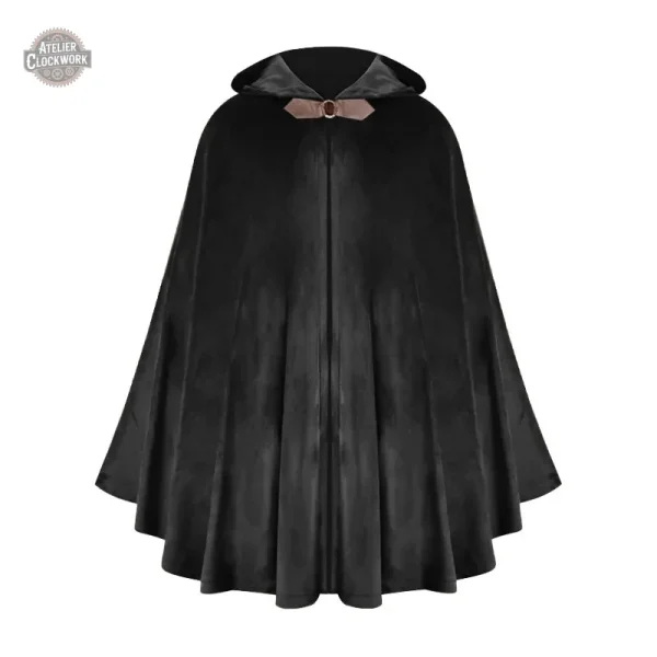 Cape à capuche unisexe pour style Steampunk - vue 4