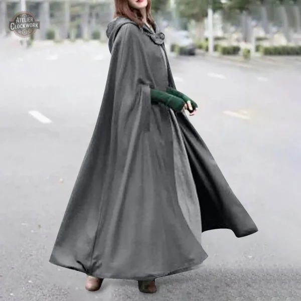 Manteau élégant pour femme dans le style steampunk