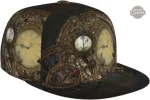 Chapeau décoré d'engrenages pour une touche unique