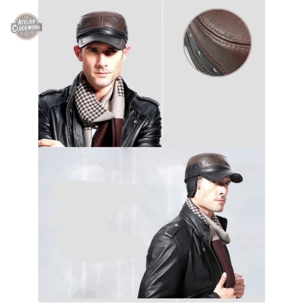 Chapeau d'aviation Steampunk avec une touche d'élégance