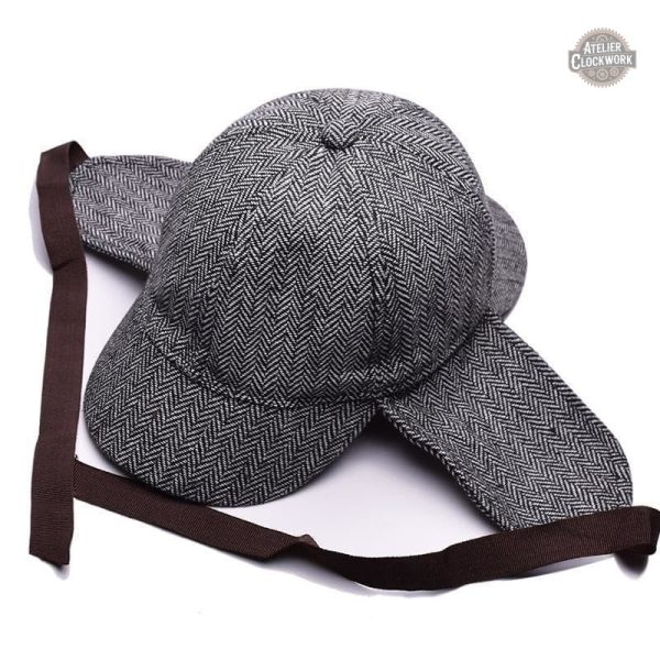 Casquette Sherlock Holmes, idéal pour les costumes