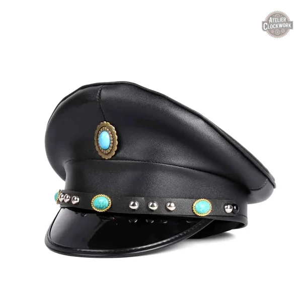 Casquette dandy avec touches Dieselpunk
