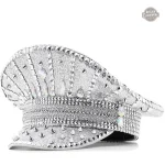 Casquette militaire avec allure futuriste
