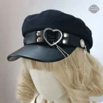 Casquette Steampunk Black Riot pour femme