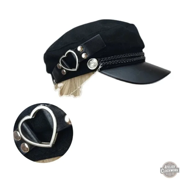 Accessoire steampunk noir pour un look audacieux