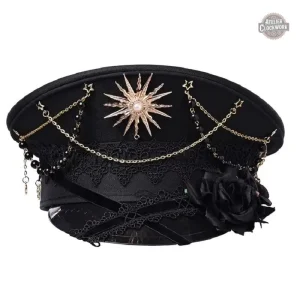 Casquette Steampunk Femme élégante et stylée