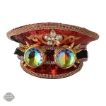 Lunettes de mode et casquette steampunk en un seul accessoire