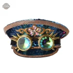 Accessoire steampunk : casquette et lunettes assorties