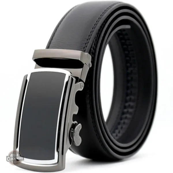 Ceinture automatique en cuir, design raffiné
