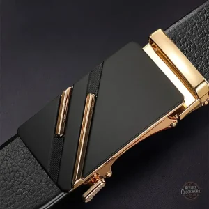 Boucle automatique pratique pour une ceinture masculine