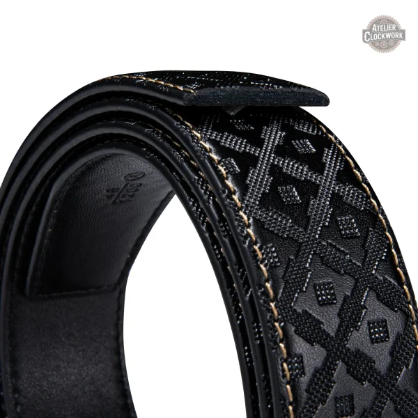 Ceinture homme, style dandy avec une touche audacieuse