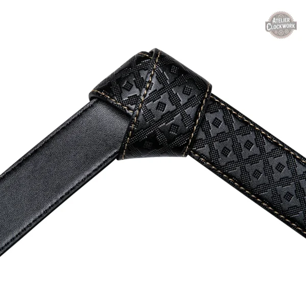 Élégante ceinture boucle automatique pour homme