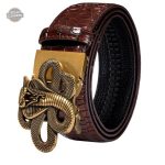 Ceinture Cobra Steampunk élégante pour homme