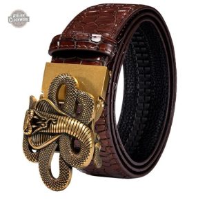 Ceinture Cobra Steampunk élégante pour homme