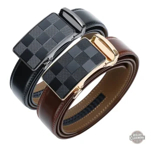 Ceinture Cuir Homme Steampunk Boucle Automatique