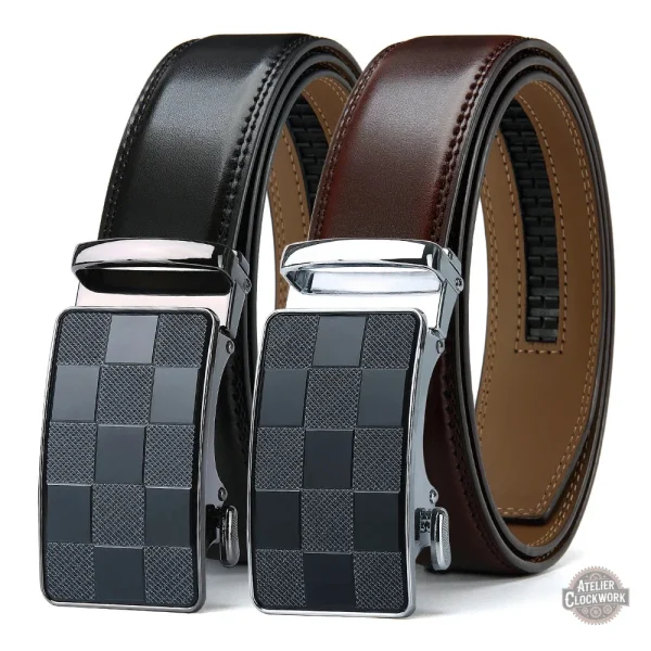 Élégance intemporelle avec cette ceinture cuir homme
