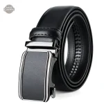 Ceinture cuir noir homme Equilibrium