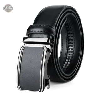 Ceinture cuir noir homme Equilibrium