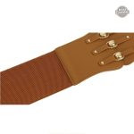 Accessoire steampunk : ceinture large élastique femme