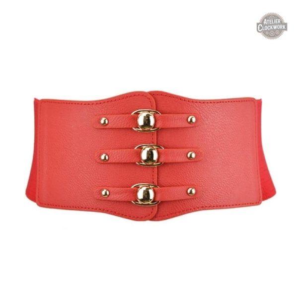 Élégante ceinture élastique pour look vintage