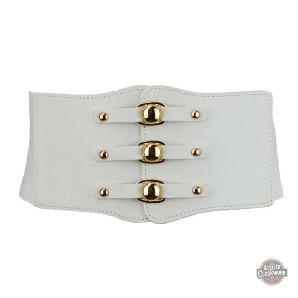 Ceinture large pour un look steampunk féminin