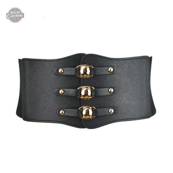 Accessoire de mode : ceinture élastique rétro