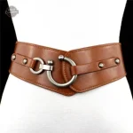 Ceinture élastique steampunk pour femme