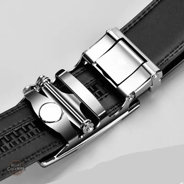 Accessoire steampunk pour homme, ceinture élégante noire