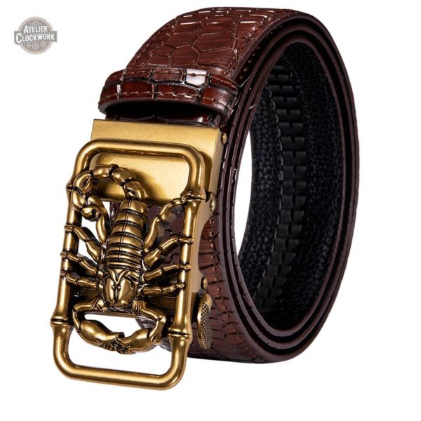 Ceinture Steampunk Scorpion pour homme élégant