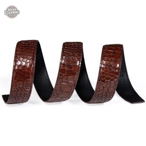 Ceinture artisanale inspirée du style steampunk masculin