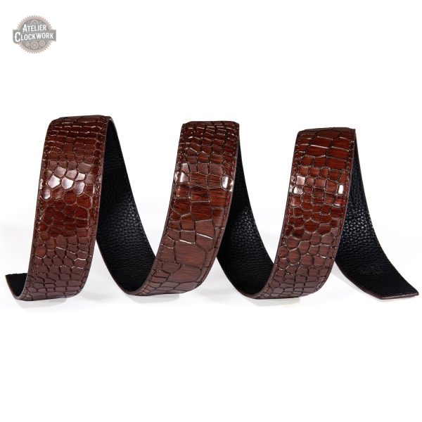 Ceinture artisanale inspirée du style steampunk masculin
