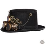 Chapeau costume steampunk, pour soirées costumées