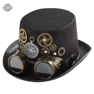 Chapeau Haut de Forme Steampunk - Brendan Doyle