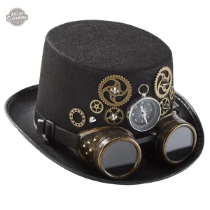 Haut de Forme unique, parfait pour les costumes steampunk