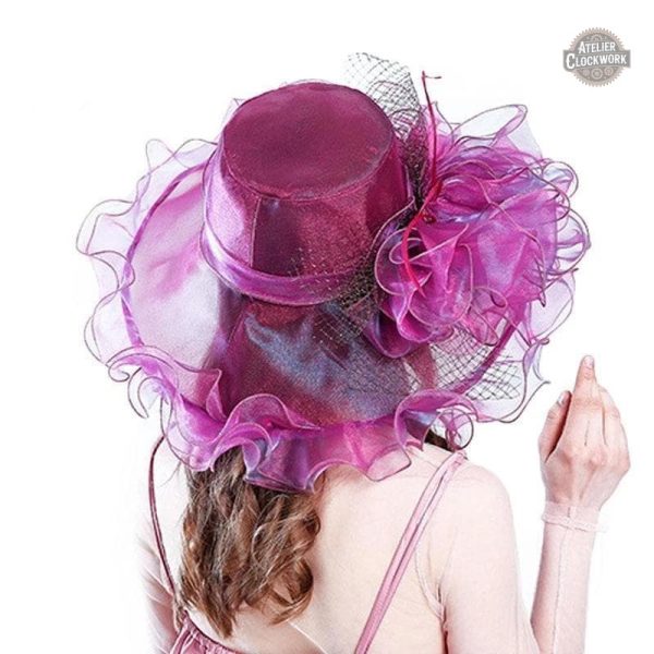 Chapeau chic inspiré de l'époque Belle Époque