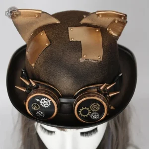 Chapeau original inspiré du style steampunk