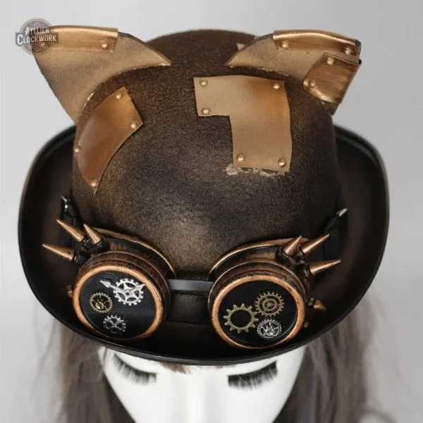 Chapeau original inspiré du style steampunk