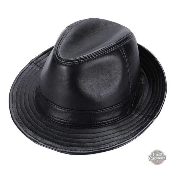 chapeau-cowboy-en-cuir-de-mouton-style-western-urbain-1 Chapeau Cowboy en Cuir de Mouton