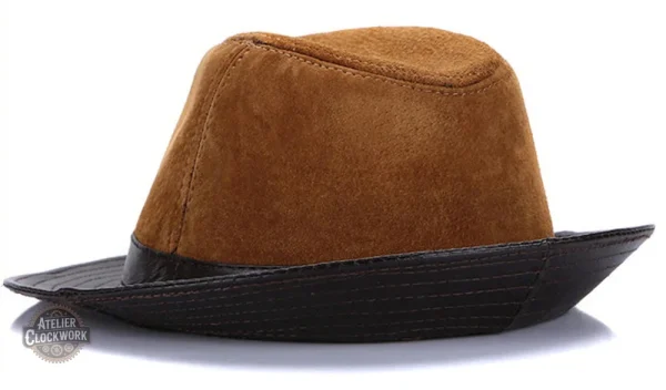 Haut de forme chic en cuir
