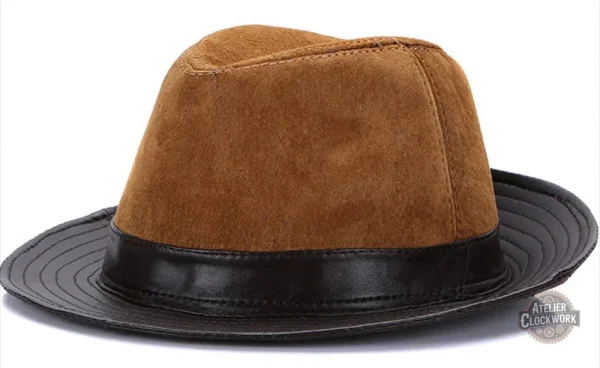 Chapeau en cuir pour un look audacieux