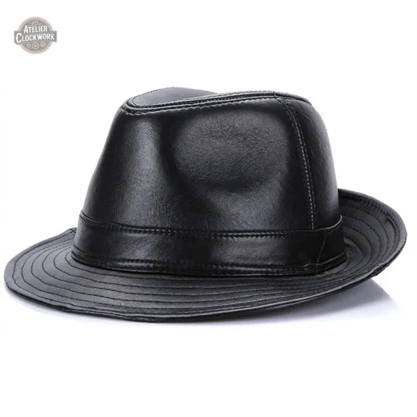 Chapeau en cuir style western