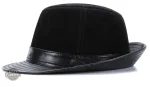 Chapeau en cuir pour un style distinctif