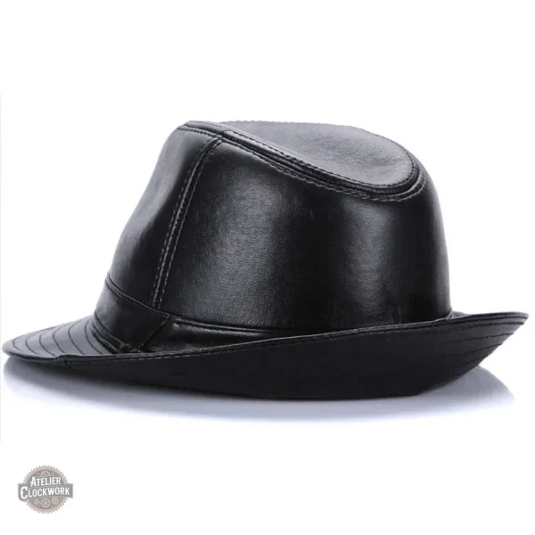 Haut de forme steampunk en cuir