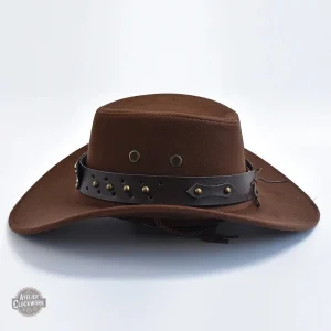 Chapeau noir WestPunk pour look audacieux