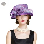 Chapeau d'été femme style rétro