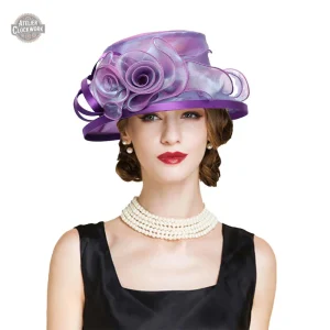 Chapeau d'été femme style rétro