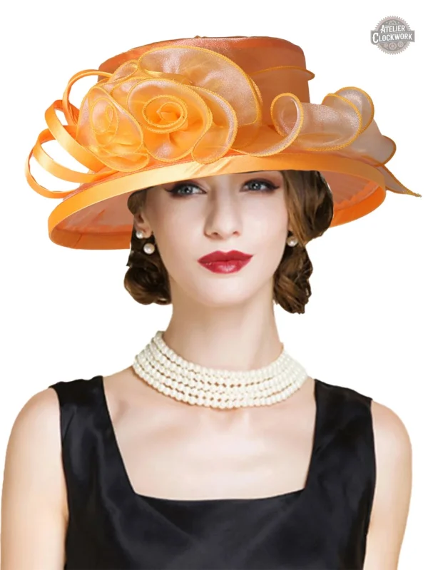 Élégant chapeau pour garden party