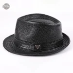 Chapeau en cuir pour une allure chic et audacieuse